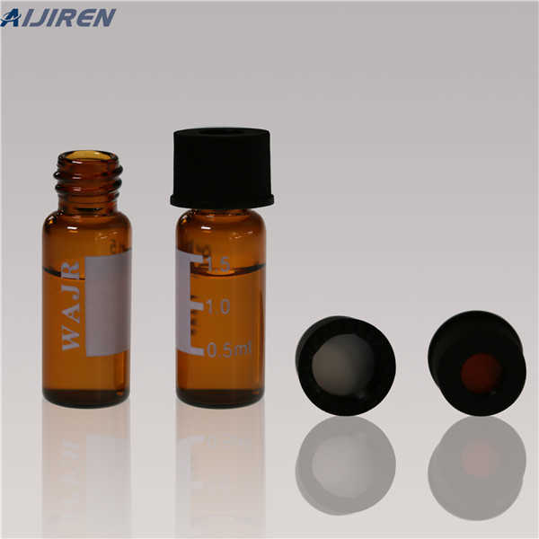 Buy clear glass vials with caps for sale for Waters HPLC